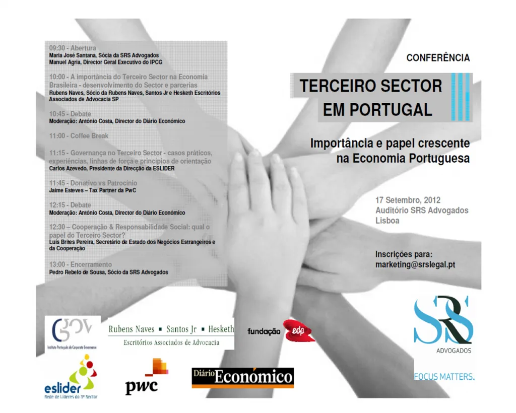 SRS promove conferência sobre o Terceiro Sector em Portugal
