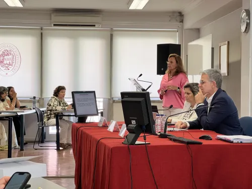 Regina Santos Pereira speaks at the "Leasehold Debate" conference organised by the Lisbon Regional Council of the Portuguese Bar Association