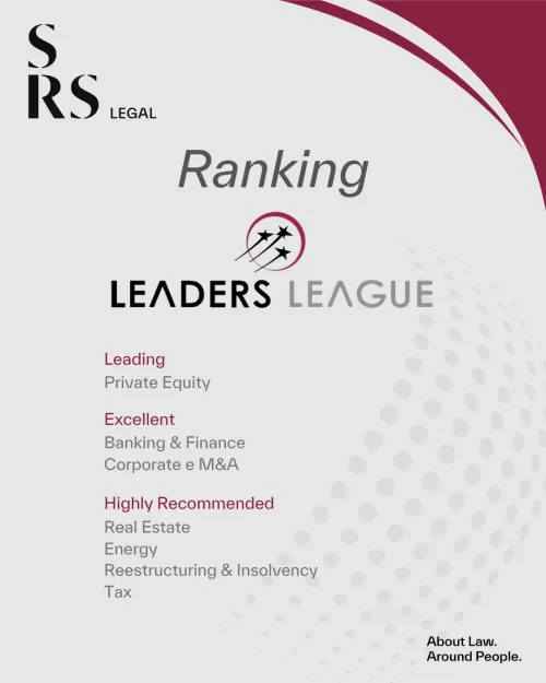 Leaders League includes SRS among the best law firms in Portugal in 7 practice areas