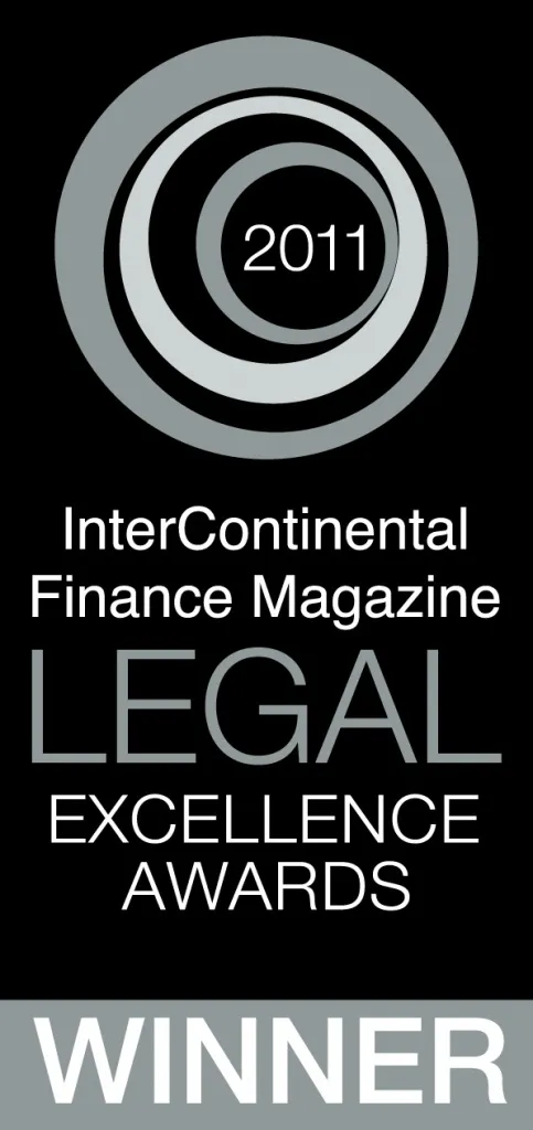 Legal Excellence Award - Law Firm of the Year (Competition), Portugal - awarded by InterContinental Finance Magazine 2011