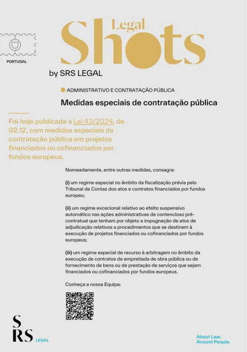 SRS Legal Shots - Medidas especiais de contratação pública 