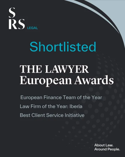 SRS Legal nomeada em três categorias para os The Lawyers European Awards 2024