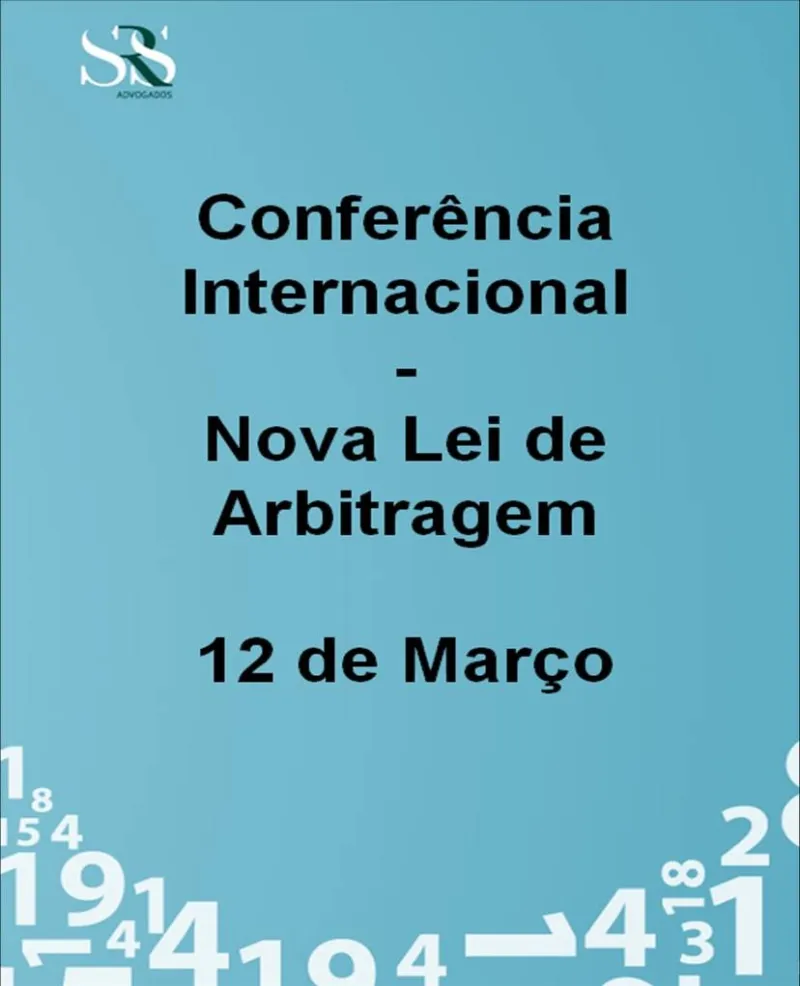 SRS promove Conferência Internacional sobre a Nova Lei da Arbitragem