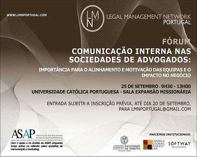 Pedro Rebelo de Sousa discute Comunicação Interna no primeiro evento do Legal Management Network 