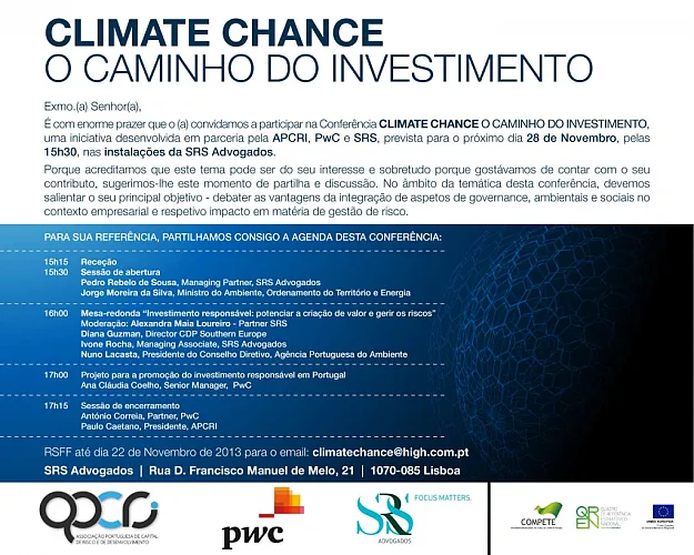 Conferência "Climate Chance - O Caminho do Investimento"